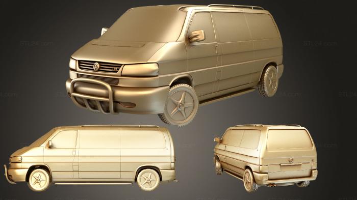Автомобили и транспорт (Транспортер (2), CARS_3773) 3D модель для ЧПУ станка